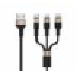 H691 - HAVIT 1.2M 2.0A 3-IN-1 MICRO(ANDROID), LIGHTNING (iPHONE) & TYPE-C DATA & H691 - HAVIT 1.2M 2.0A 3-IN-1 MICRO(ANDROID), LIGHTNING (iPHONE) & TYPE-C DATA &