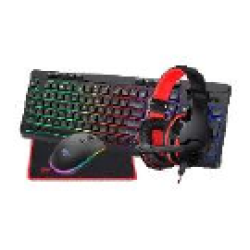 KB907CM - HAVIT 4-in-1 Gaming Wired Keyboard, Mouse, Headphone, Mouse pad Combo KB907CM - HAVIT 4-in-1 Gaming Wired Keyboard, Mouse, Headphone, Mouse pad Combo