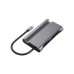 HB4001 - HAVIT GRAY TYPE-C TO 3*USB3.1+ HDMI+PD+RJ45+VGA MULTI-INTERFACE HUB HB4001 - HAVIT GRAY TYPE-C TO 3*USB3.1+ HDMI+PD+RJ45+VGA MULTI-INTERFACE HUB