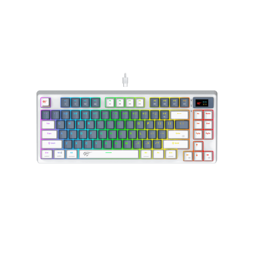 KB884L - Havit RGB Backlit Multi-Function Mechanical Keyboard KB884L - Havit RGB Backlit Multi-Function Mechanical Keyboard
