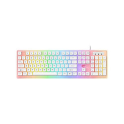 KB876L - Havit USB Multi-function backlit Keyboard (White Color)