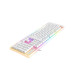 KB876L - Havit USB Multi-function backlit Keyboard (White Color)