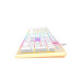 KB876L - Havit USB Multi-function backlit Keyboard (White Color)