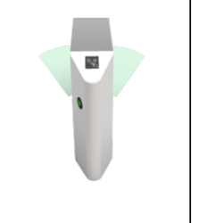 FBL4222 - FBL4222 Flap Barrier Turnstile for additional Lane with controller and fingerprint & RFID reader FBL4222 - FBL4222 Flap Barrier Turnstile for additional Lane with controller and fingerprint & RFID reader